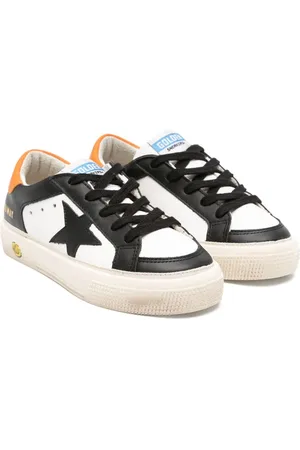 Golden Goose Star-patch leather sneakers
