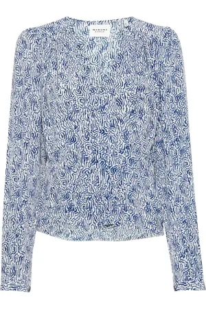 Marant Etoile Eddy abstract-print blouse