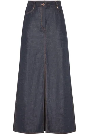 Long denim skirt top 4xl