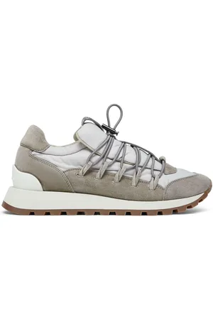 Brunello Cucinelli Panelled leather sneakers