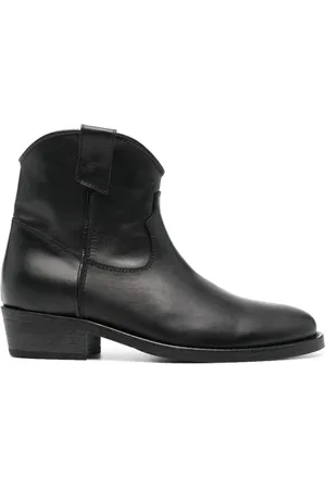 Via Roma Cowboy leather ankle boots