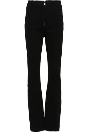 THOM KROM Ribbed high-waist trousers