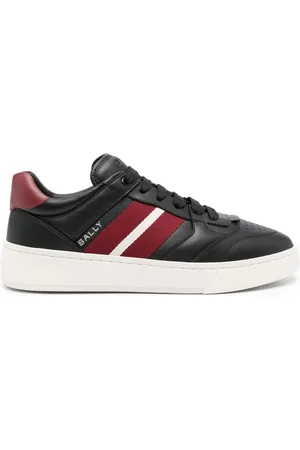 Bally Raise logo-print leather sneakers