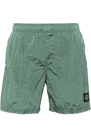 Stone Island Compass-patch swim shorts