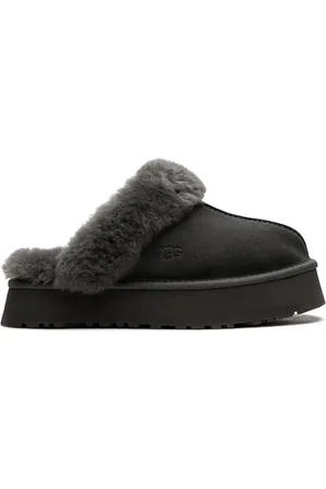 UGG Disquette shearling platform slippers