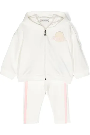 Moncler Logo-patch jersey tracksuit