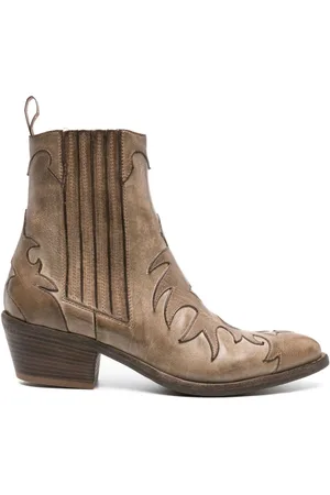 SARTORE 45mm leather cowboy boots