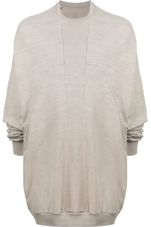 Rick Owens Slub panelled sweatshirt