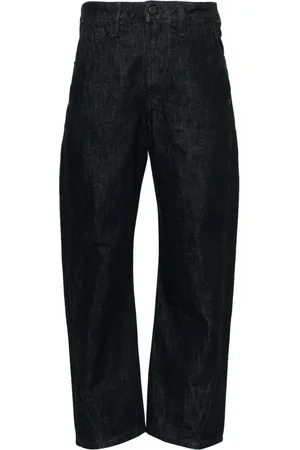 LEMAIRE Twisted high-rise cropped jeans