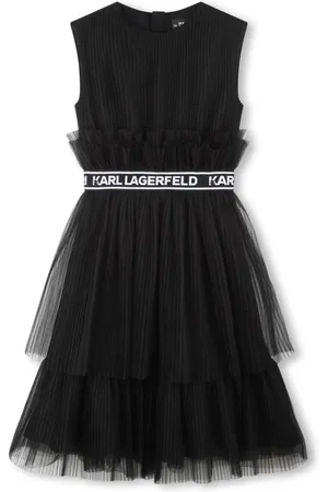 Karl Lagerfeld Layered-tulle A-line dress