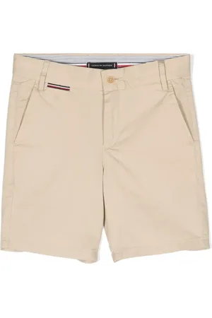 Tommy Hilfiger Embroidered-logo twill shorts