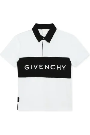 Givenchy Logo-embroidered two-tone polo shirt