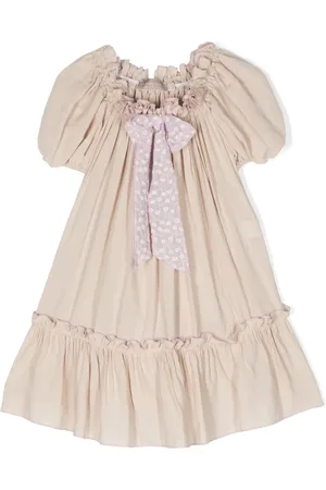 LA STUPENDERIA Bow-detail flared dress