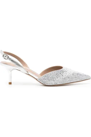 Nícoli Amedea 50mm crystal-embellished pumps