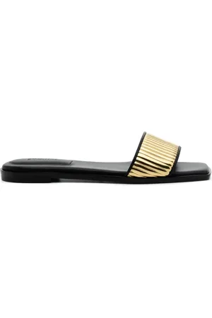Simkhai Carter leather slides