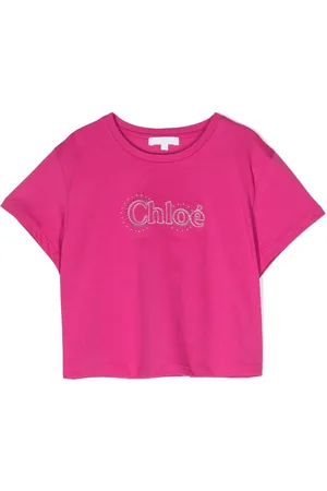 Chloé Logo-embroidered cotton T-shirt