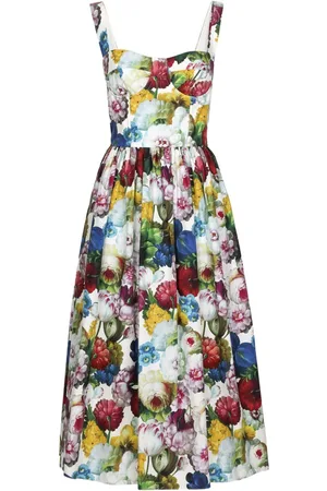 Dolce & Gabbana Floral-print midi dress