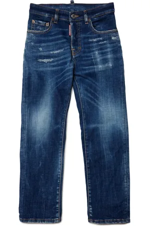 Dsquared2 Distressed-effect straight-leg jeans