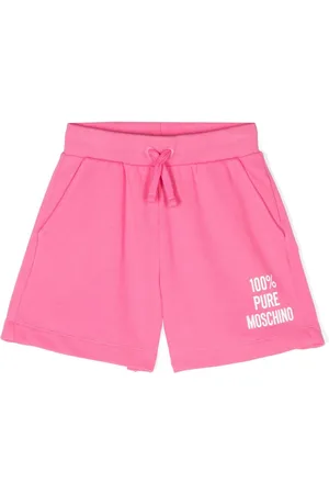 Miss Grant Kids distressed cotton shorts - Pink