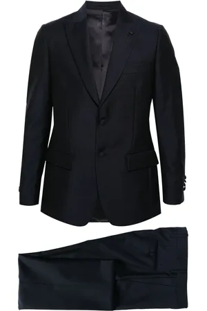 LARDINI Single-breasted wool blend suit