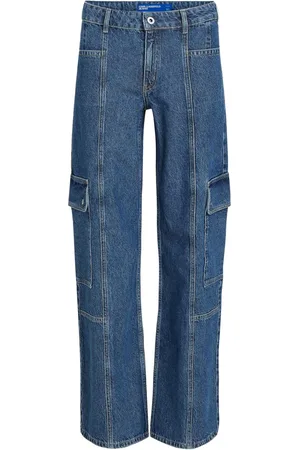 Karl Lagerfeld Mid-rise cargo jeans