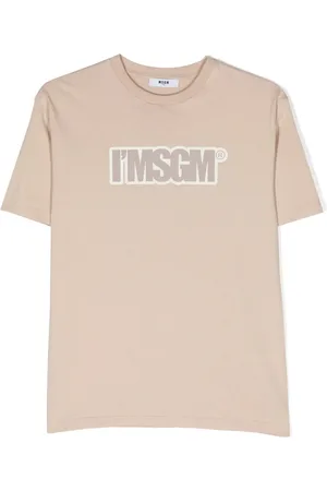 Msgm Logo-print cotton T-shirt
