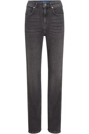 Karl Lagerfeld High-rise straight-leg jeans