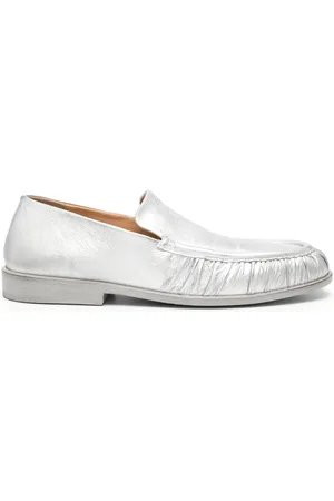MARSÈLL Ruched-detailing leather loafers