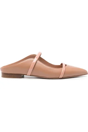 MALONE SOULIERS Maureen leather flat pumps