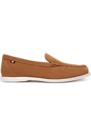Bally Nelson Loafer in Suede Leather wide foot morphology