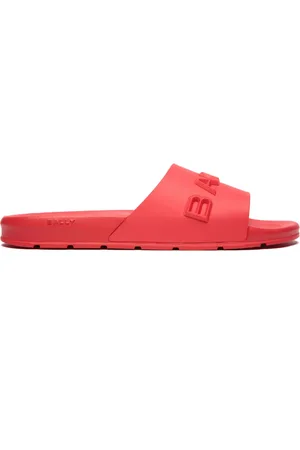 Bally Logo-embossed moulded slides