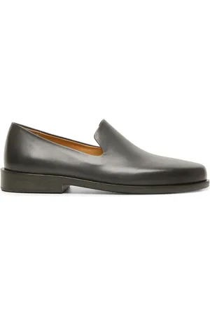 MARSÈLL Round-toe leather loafers