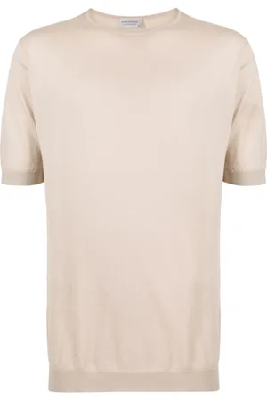 JOHN SMEDLEY Belden knitted cotton T-shirt