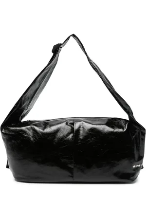 SUNNEI Crinkled-leather shoulder bag