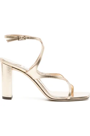 Jimmy Choo Azie 85mm metallic sandals