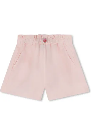 Kenzo Logo-embroidered button-fastening shorts