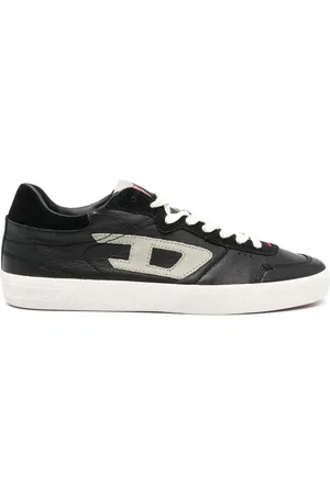 Diesel S-Leroji Zip Low Leather Sneakers - Farfetch