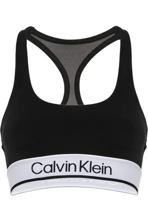 Calvin Klein Future Shift logo-print cotton-blend Bralette - Farfetch