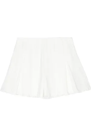 Lanvin Pleated high-waisted shorts