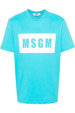 Msgm Logo-print cotton T-shirt