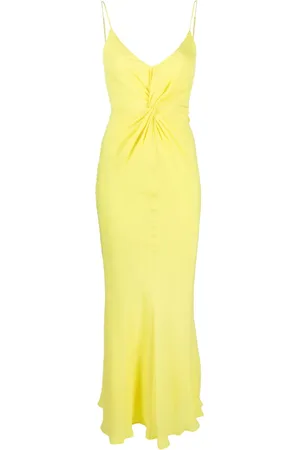 Msgm Knot-detailed long-length dress