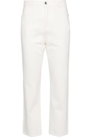 Patrizia Pepe High-rise cropped jeans
