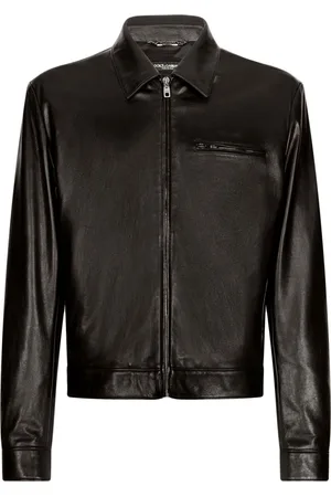 Dolce & Gabbana Zip-up leather jacket