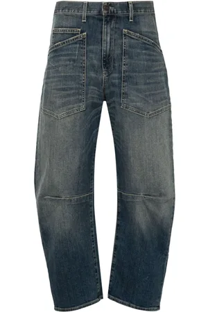 NILI LOTAN Shon high-rise tapered jeans