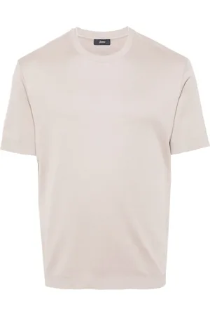 HERNO Logo-plaque cotton T-shirt