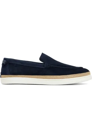 Neil Barrett Almond-toe suede loafers
