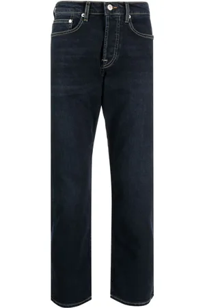 Paul Smith Logo-patch straight-leg jeans