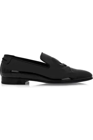Philipp Plein Skull&Bones patent leather loafers