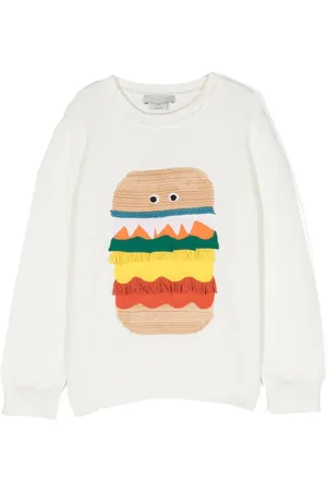 Stella McCartney Veggie Burger intarsia-knit jumper