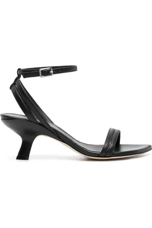 vic matiè Sculpted-heel leather sandals